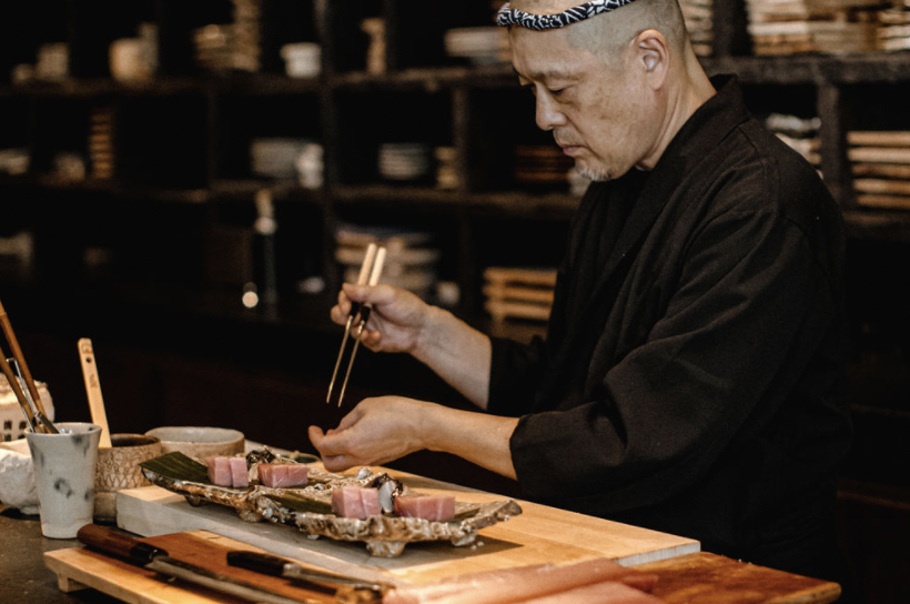 amazing seafood dish at nomade Tulum