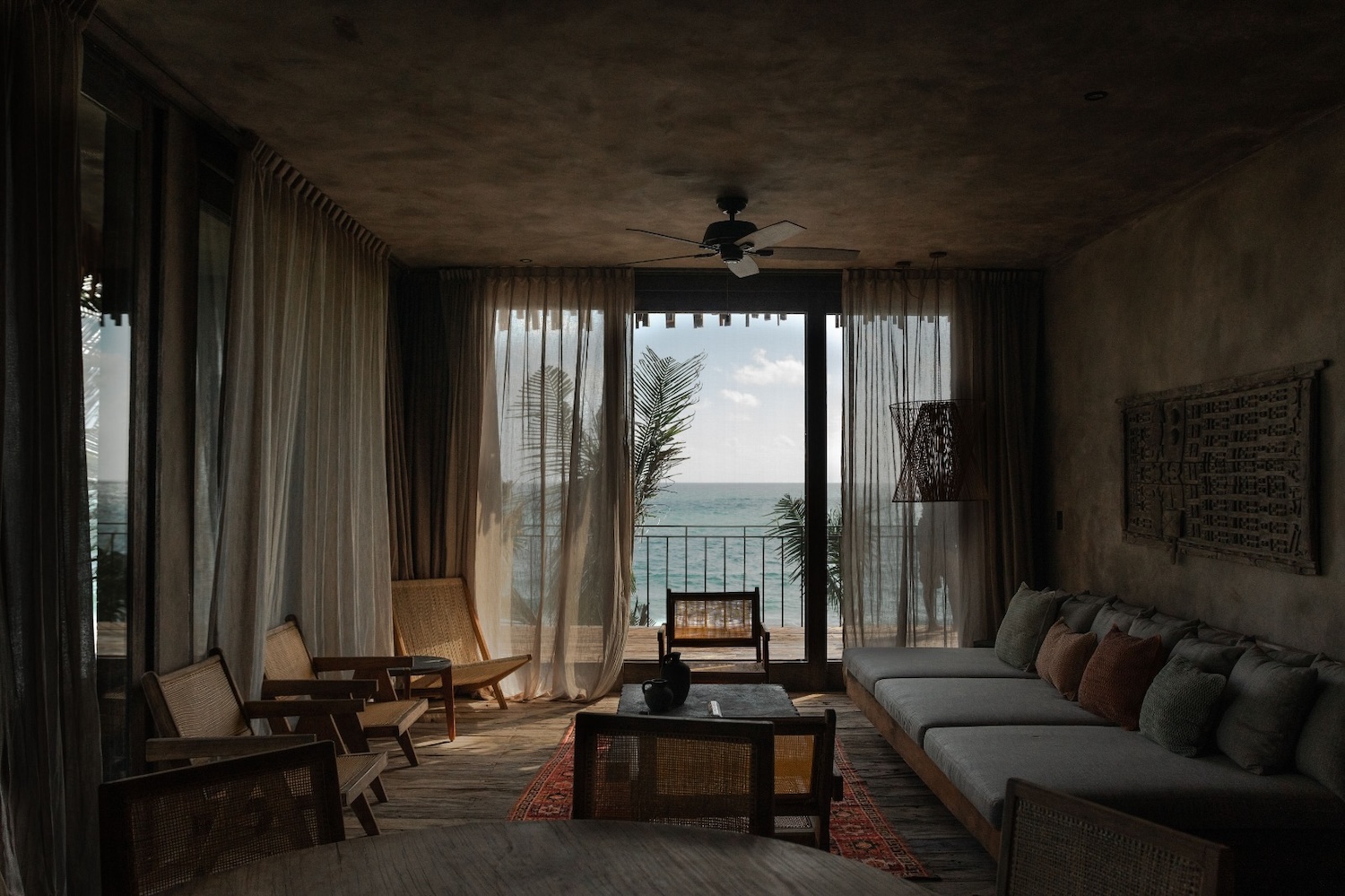 amazing oceanfront room at nomade Tulum